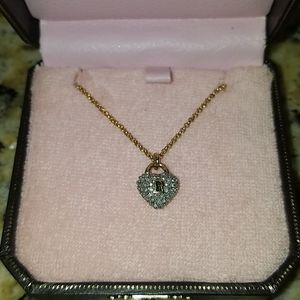 *Vintage* Juicy Couture Heart Padlock Pendant